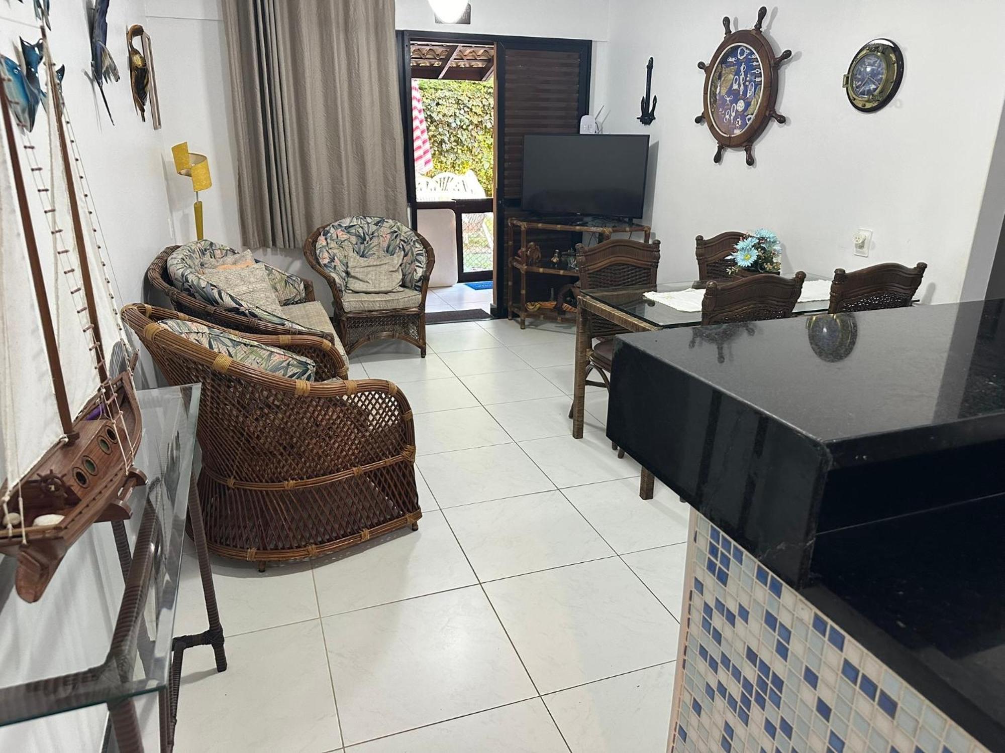 Flat Guarajuba 4 Quartos Terreo A Beira Mar - Pe Na Areia - Governanca Com Arrumadeira E Wi Fi Inclusos Camassari エクステリア 写真